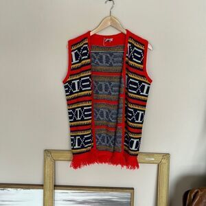 Women's 1960's Colleen Knitwear Corp. Knit Sweater Vest Size M